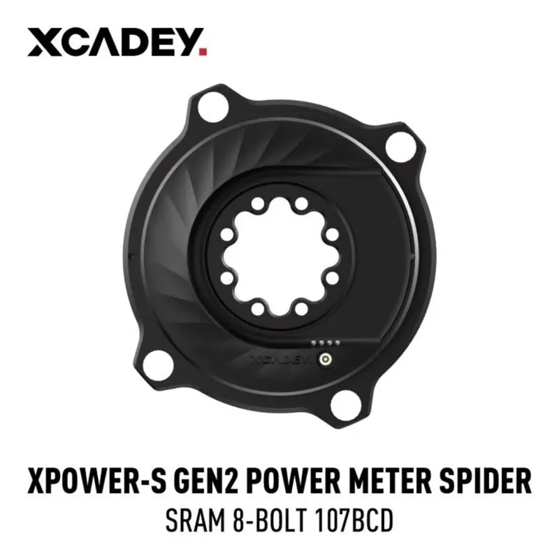 XCADEY XPOWER-S Gen2 SRAM 8 Bolt Power Meter Spider 107BCD