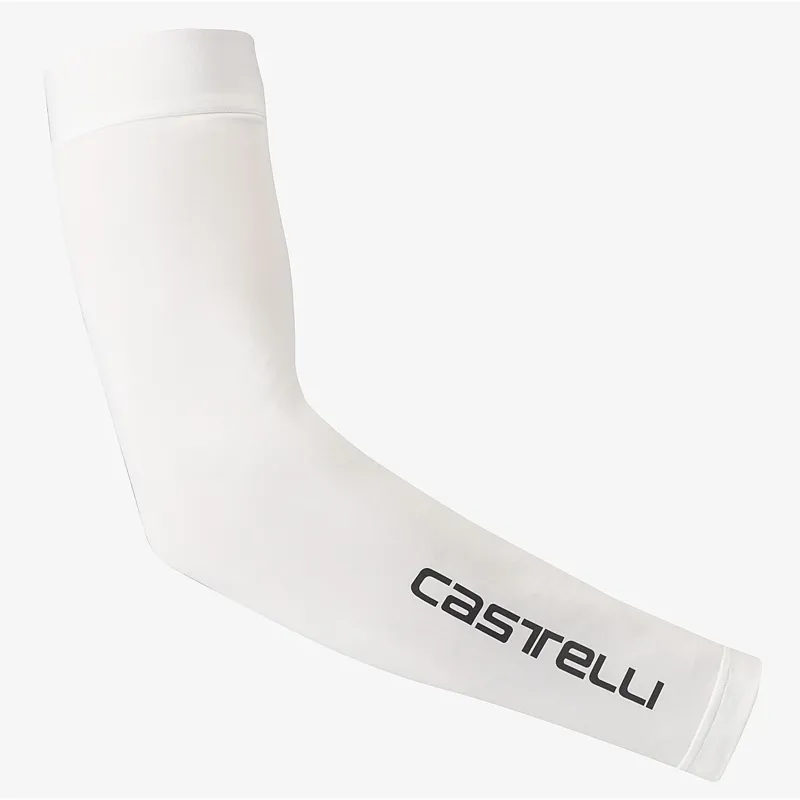 Castelli UPF 50+ Light Arm Sleeves in White-1