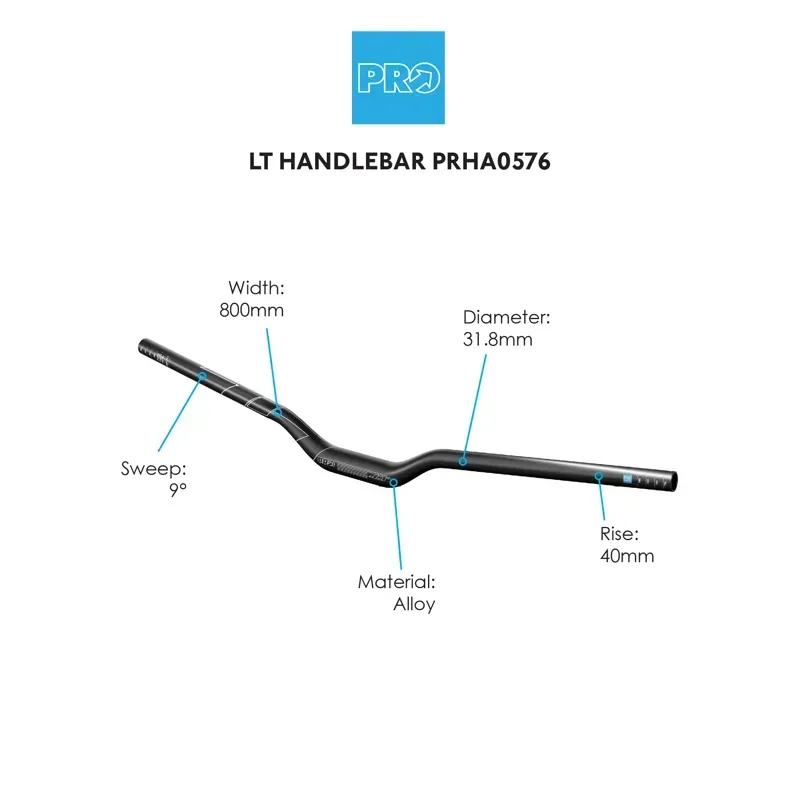 Pro LT Alloy High Rise Handlebar-1